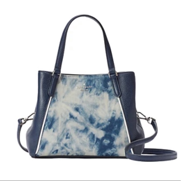 kate spade Handbags - ♠️HPx2💙Kate Spade Jackson tie-dye denim satchel
